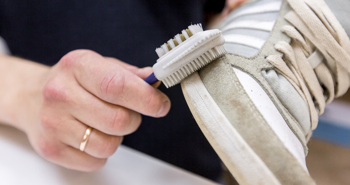 dry cleaning of nubuck shoes