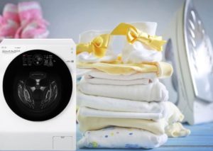 How to wash newborn diapers in a washing machine?