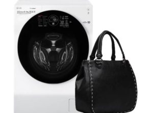 Is it possible to wash a leatherette bag in a washing machine?