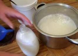 Homemade washing gel