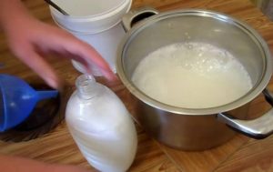 Homemade washing gel