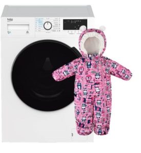 Babyoveralls wassen in de wasmachine