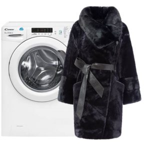 Washing a mouton fur coat in a washing machine