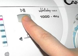 How to turn on a Kandy washing machine