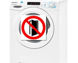 Candy washing machine won't open