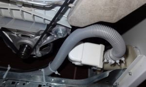 How to change the drain hose in an Electrolux washing machine?