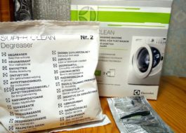 Paglilinis ng Electrolux washing machine