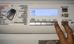 Diagnostic mode of the AEG washing machine