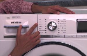 How to disable the lock on a Siemens washing machine