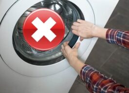 How to open the door of a Haier washing machine