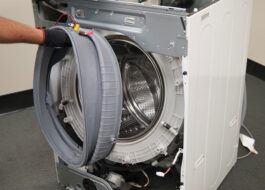 Disassembling a Siemens washing machine