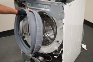 Disassembling a Siemens washing machine