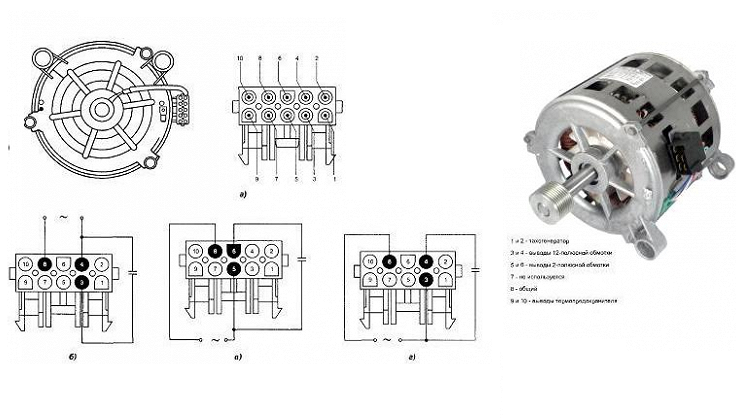 motor connection diagram