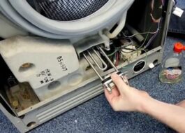 How to change the heating element on a Vestel washing machine