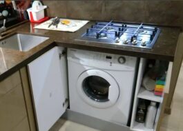 Is it possible to place a hob above a washing machine?