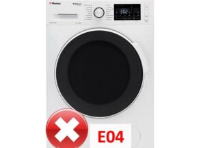 Error E04 in Hansa washing machine