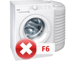 Klaida F6 skalbimo mašinoje Gorenje