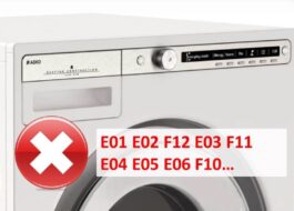 Asko washing machine errors