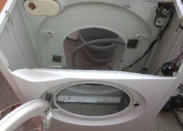 Disassembling the Vestel washing machine