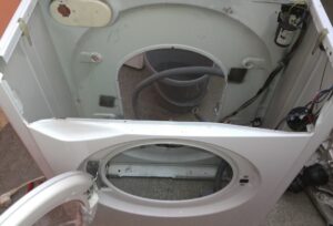 Disassembling the Vestel washing machine