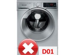 Brandt washing machine displays error D01