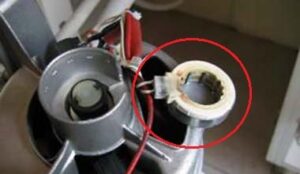 How to change the tachogenerator in a washing machine