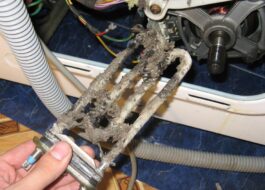 How to remove the heating element from the washing machine