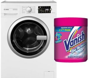 How to use Vanish in the washing machine