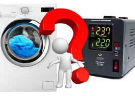 What power stabilizer is needed for a washing machine?