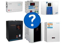 Which voltage stabilizer to choose for a washing machine