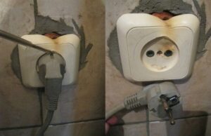 Why does the washing machine socket melt?