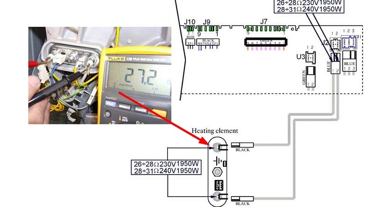 Features of checking the heating element SM