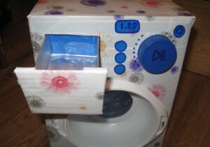 Making a washing machine out of paper