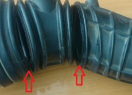 How to seal the rubber pipe of a washing machine