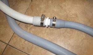 How to fix a washing machine drain hose?