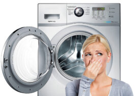 Why does my new washing machine smell like plastic?