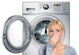 Why does my new washing machine smell like plastic?