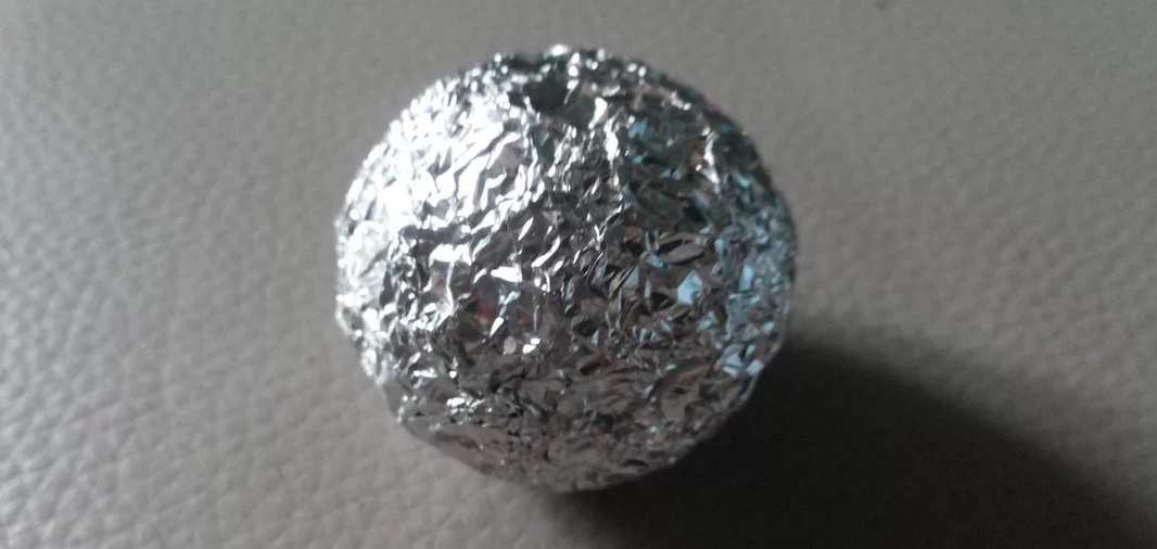 what a ball of foil can do