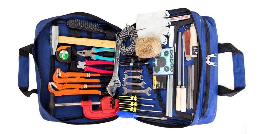 plumber's tool set