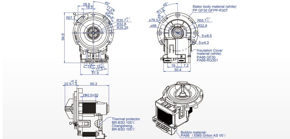 drain pump diagram