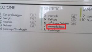 How to translate “Ammorbidente” on a washing machine