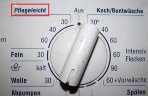 How to translate “Pflegeleicht” on a washing machine