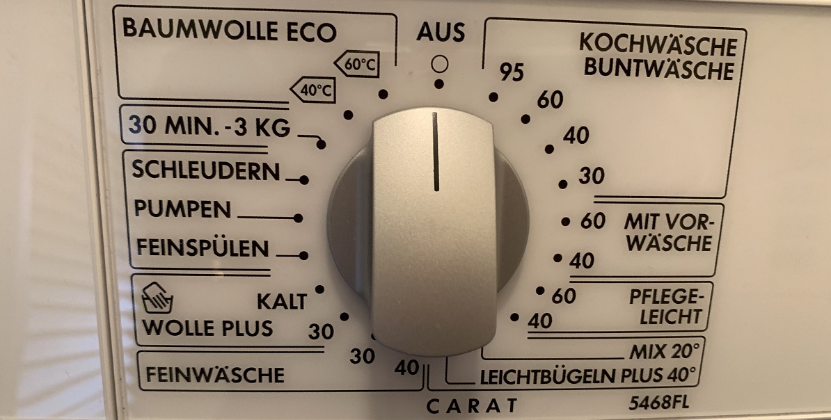 wasprogramma's uit het Duits