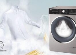 What is the steam function in a washing machine