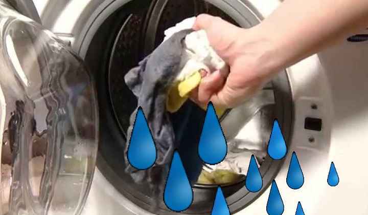 le linge reste mouillé