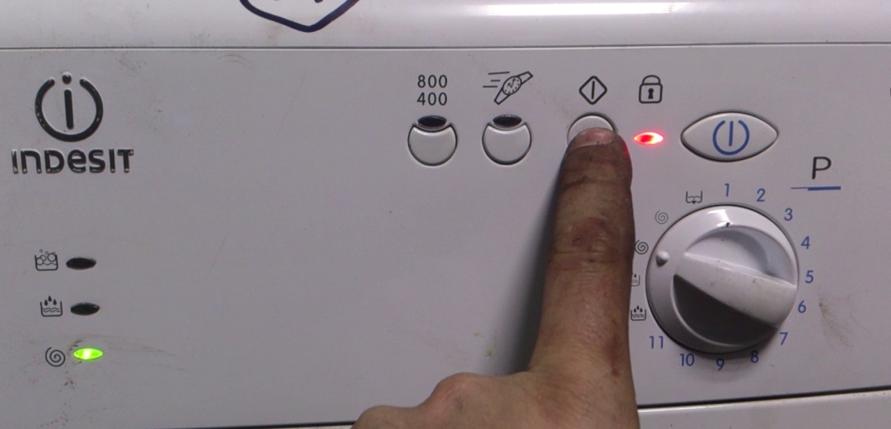 i-reset sa mga Indesit machine