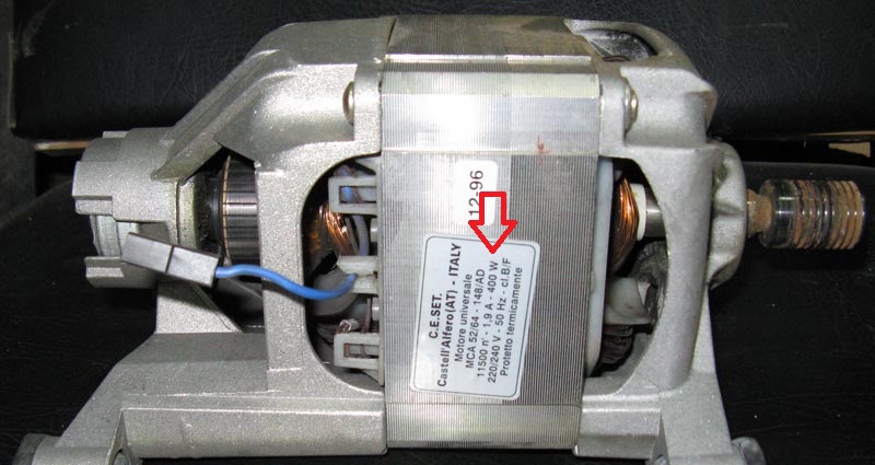 Consum d'energia del motor SM