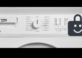 Child lock on Beko washing machine