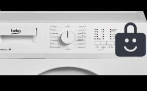 Child lock on Beko washing machine