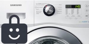 Kinderslot op Samsung wasmachine